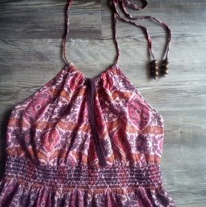 DKNY Halter Tie Dress